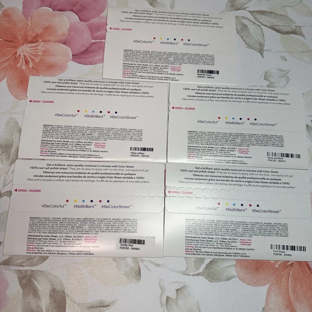 Color Street Nail Polish Strips Bundle - Set of 5 - Picture 7 of 7